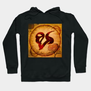 Wood Burn Remembrance/Mourning Rune Hoodie